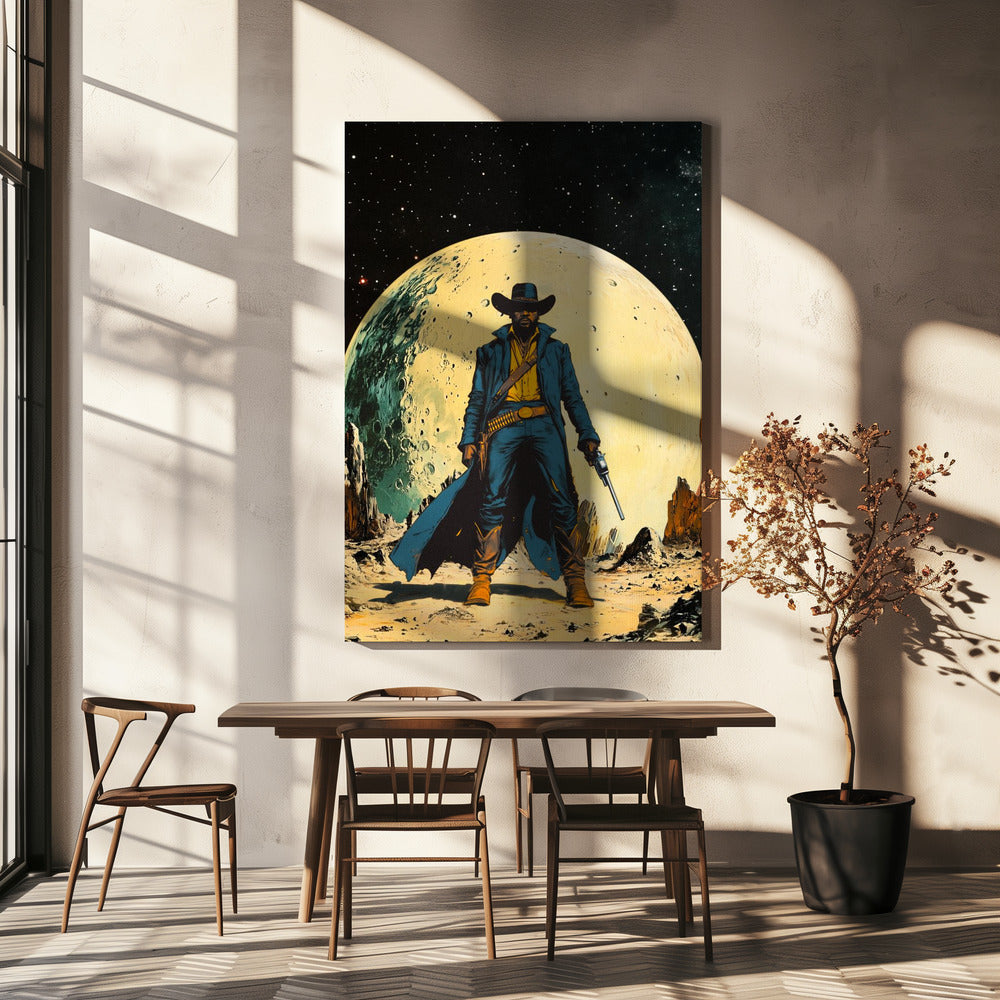 Kosmischer Sheriff | Leinwand