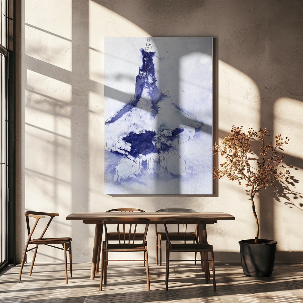 Kampjet-Studie (Indigo 3) | Leinwand