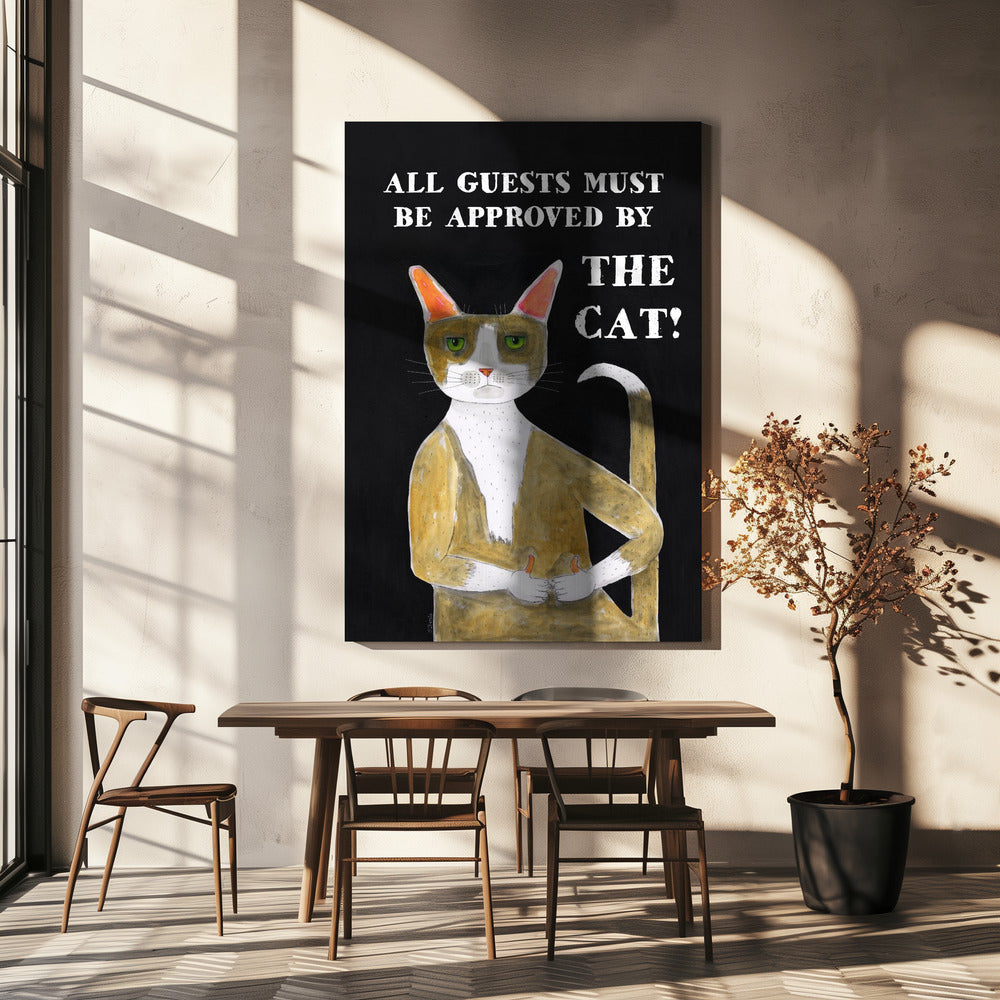 Von der Katze genehmigt | Leinwand