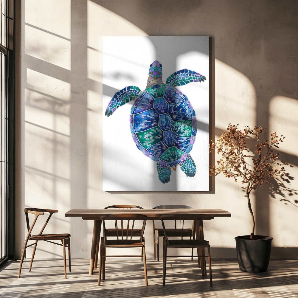 Traumlandschaft der Schildkröte | Leinwand