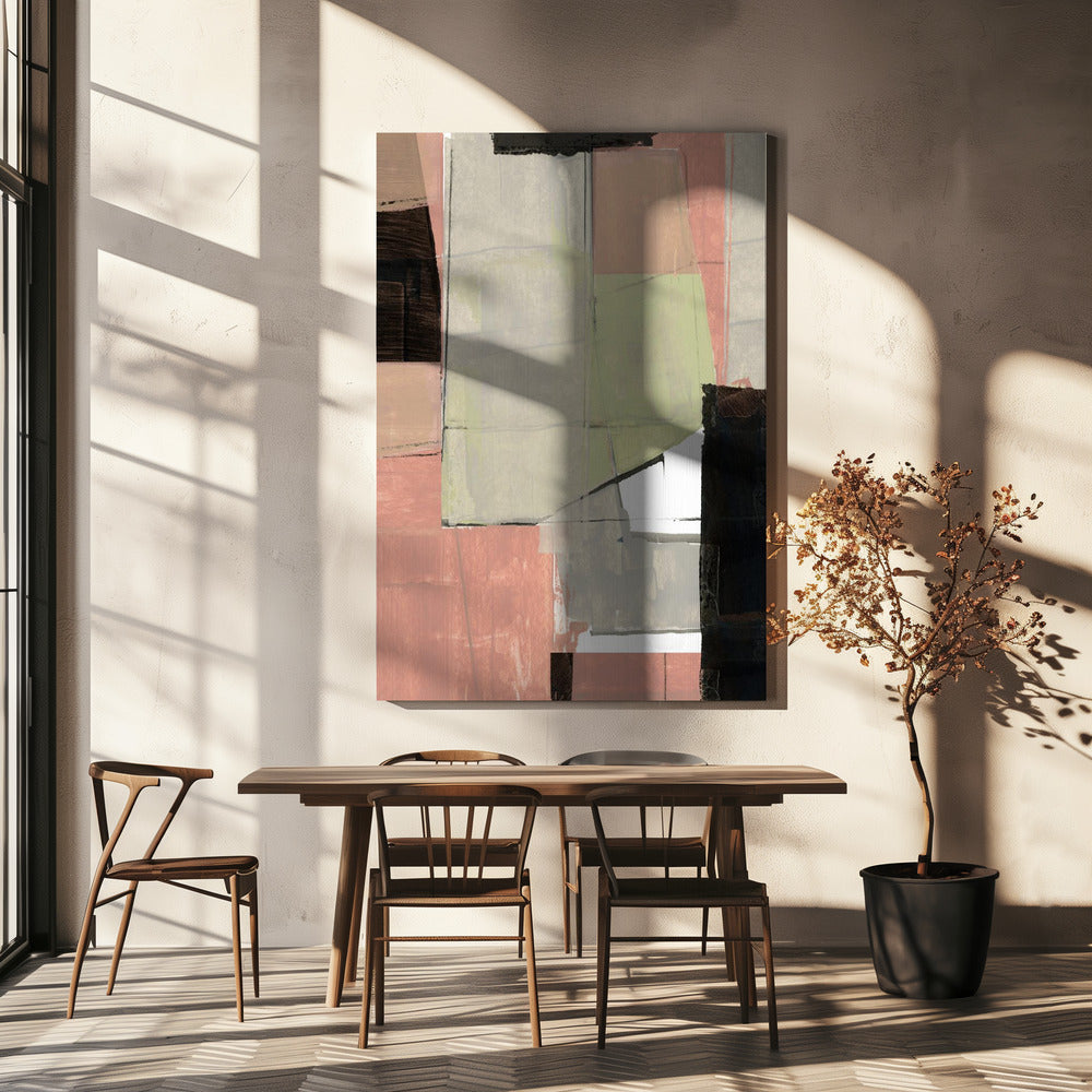 Abstrakte neutrale Architektur 2 | Leinwand