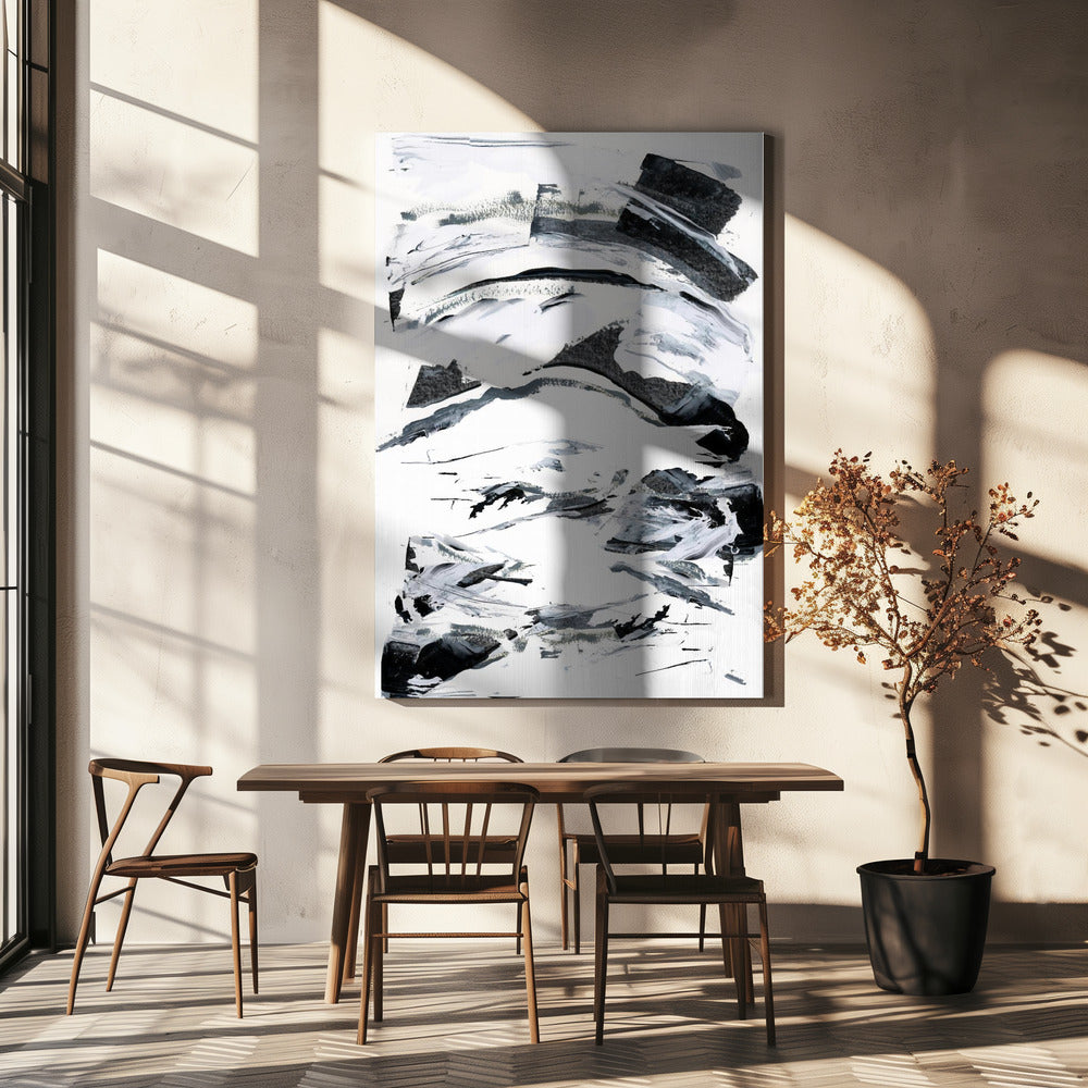 Black and White Scene 1 | Canvas