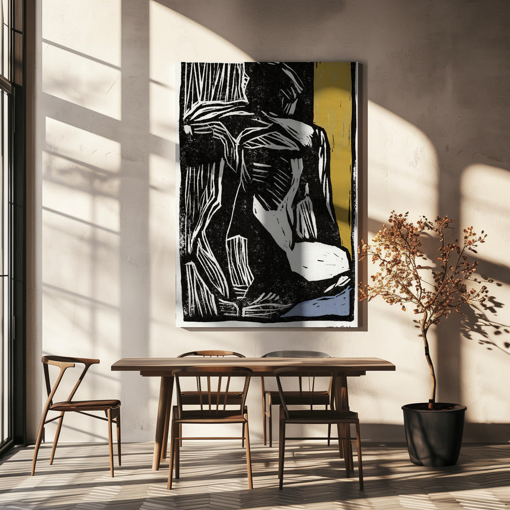 Akt am Fenster | Leinwand