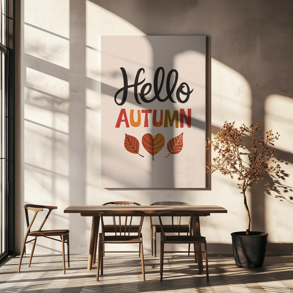 Hallo Herbst | Leinwand
