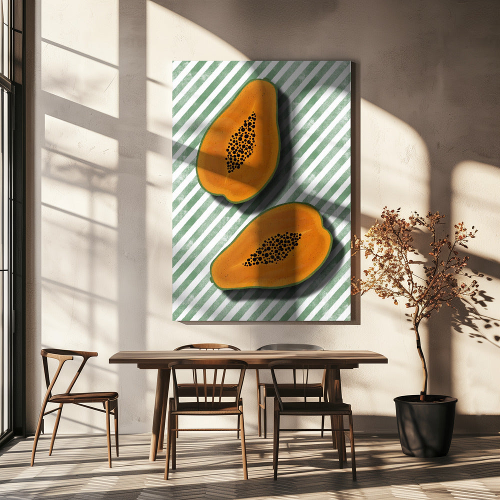 Papayas | Leinwand