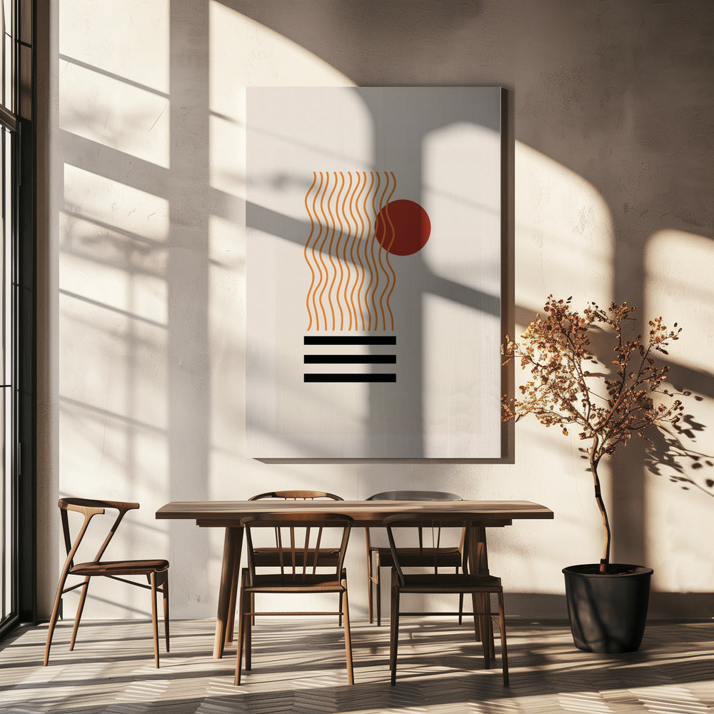 Solarwellenformen | Leinwand