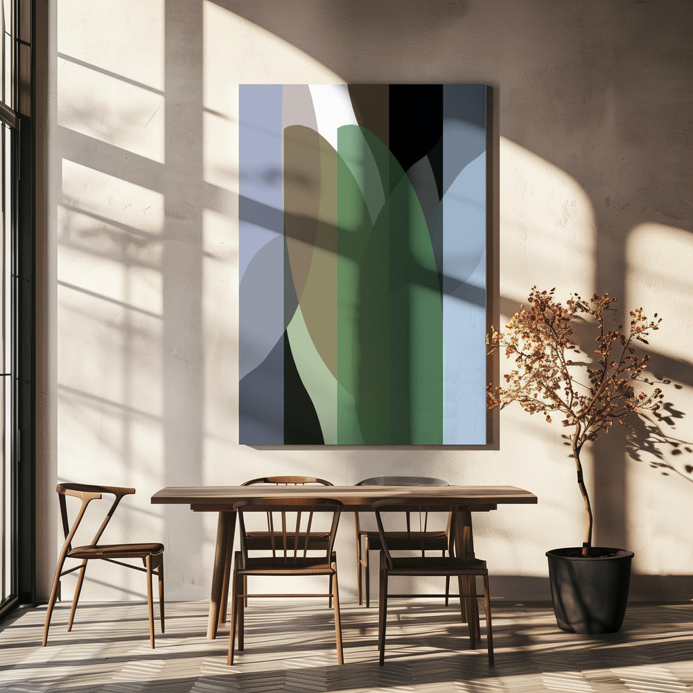Abstrakte Formen Kunstdruck Nr. 3 | Leinwand