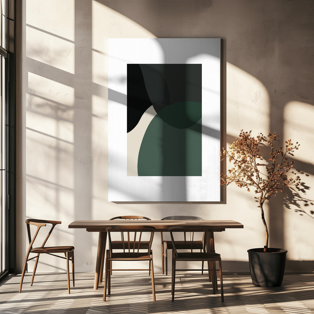 Abstrakte Formen Kunstdruck | Leinwand