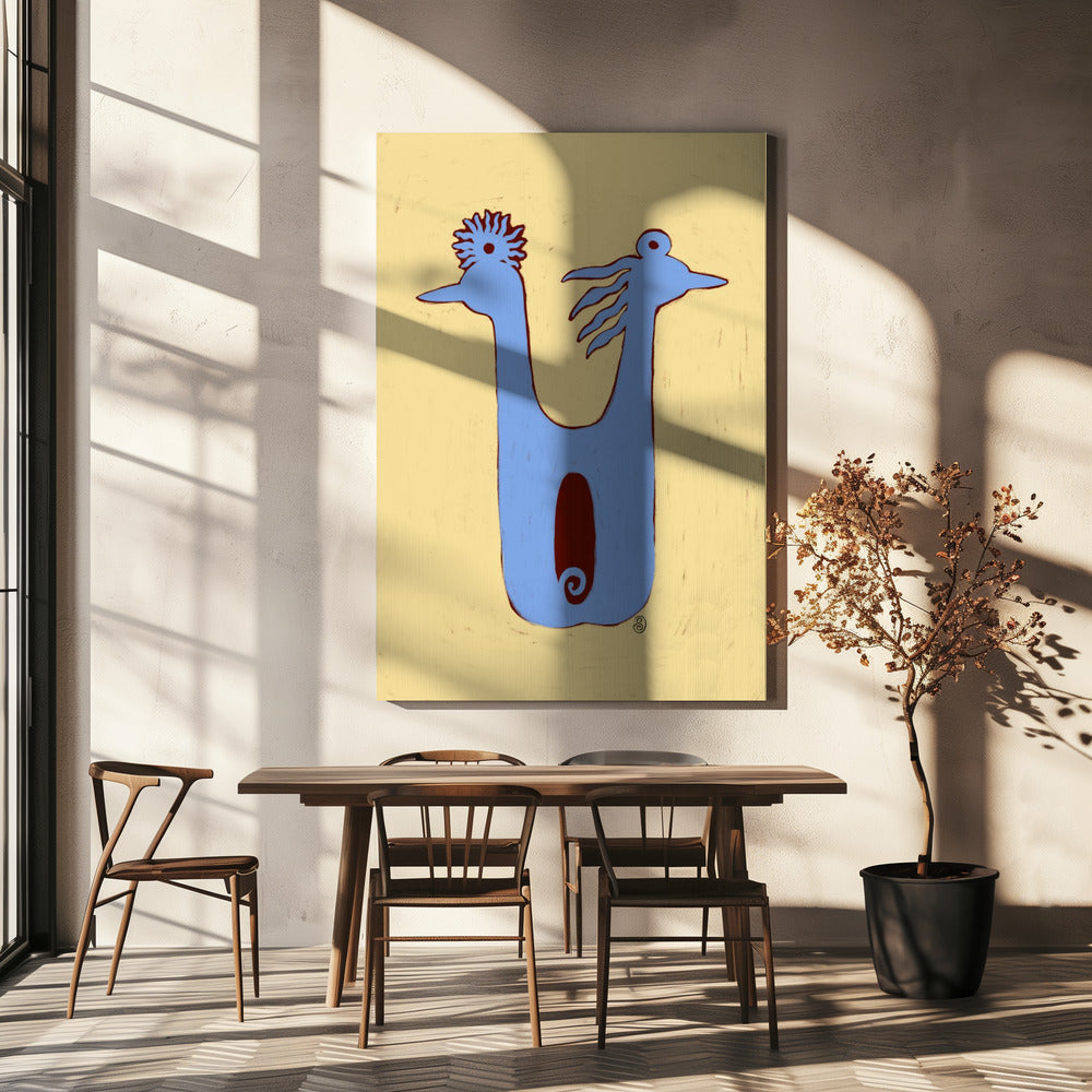 Vogelpaar | Leinwand