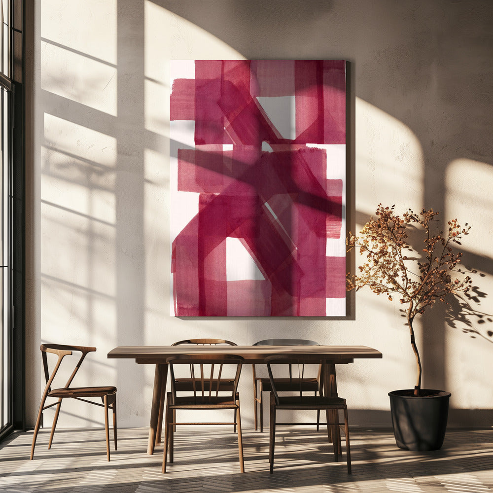 Abstract Windsor Wine 1 | Canvas