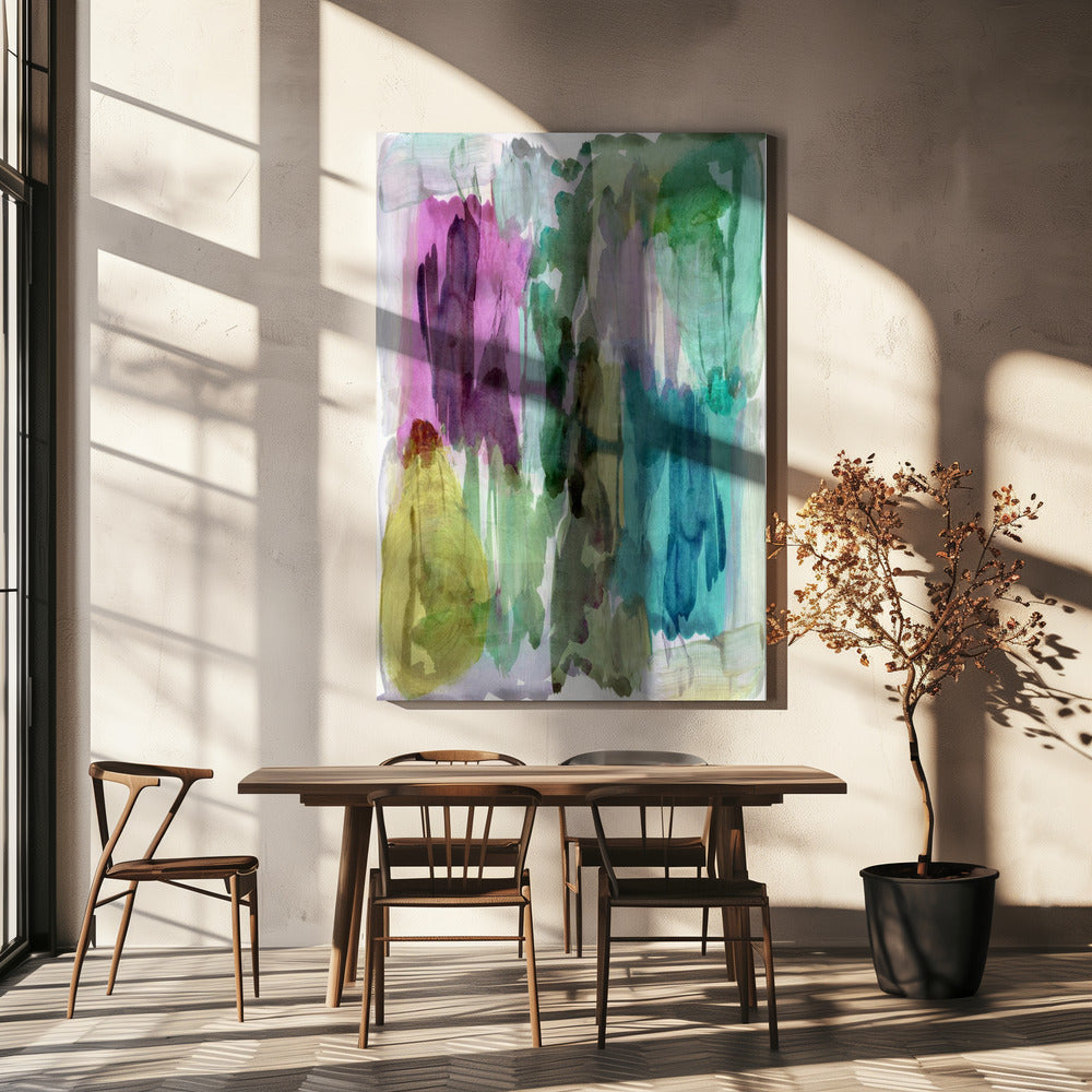 Aquarelle Organic Shapes 4 | Canvas