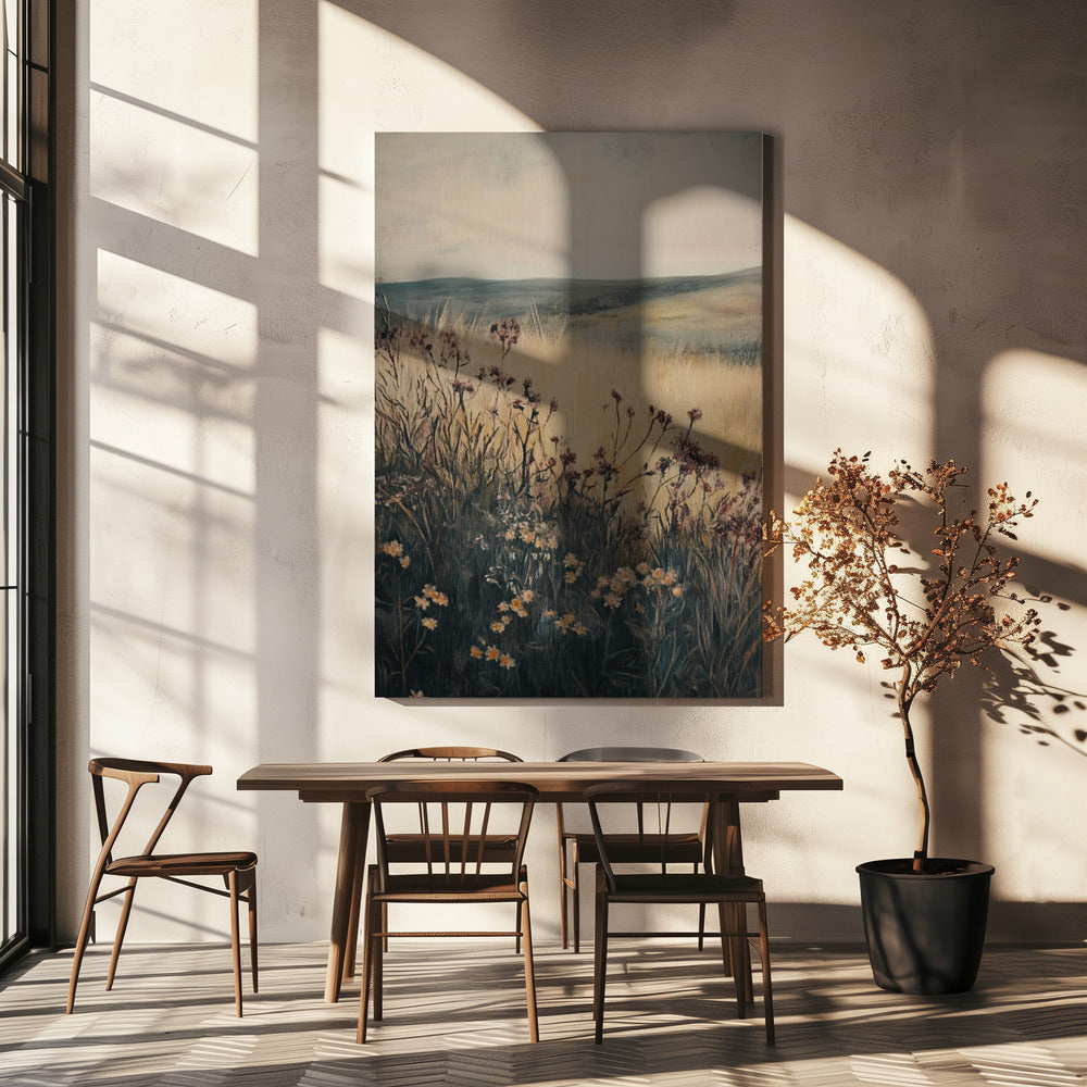 Landscape Wild Flower | Canvas