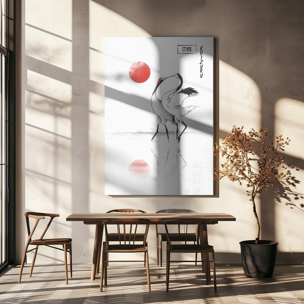 Love Cranes | Canvas
