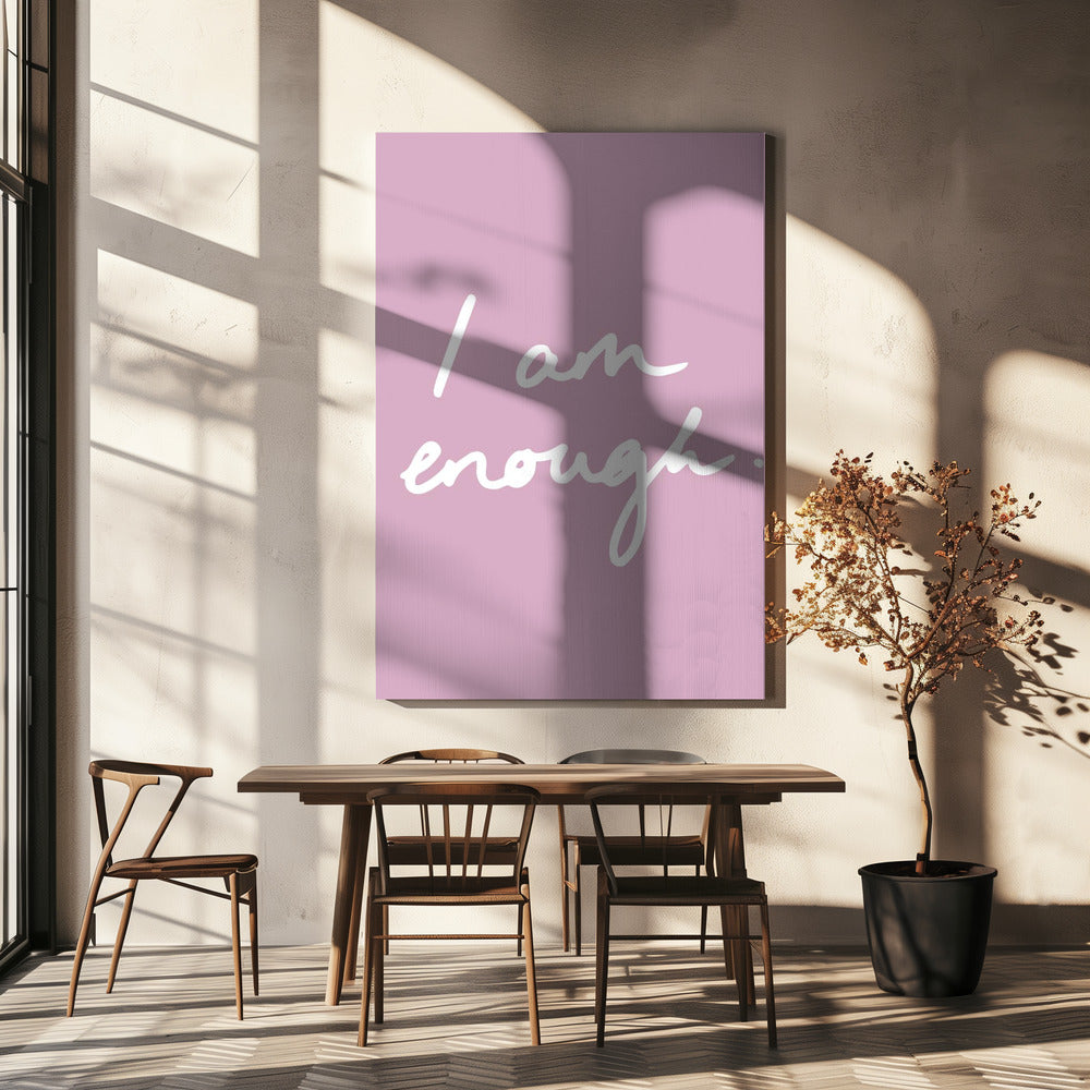 Ich bin genug 1 | Leinwand