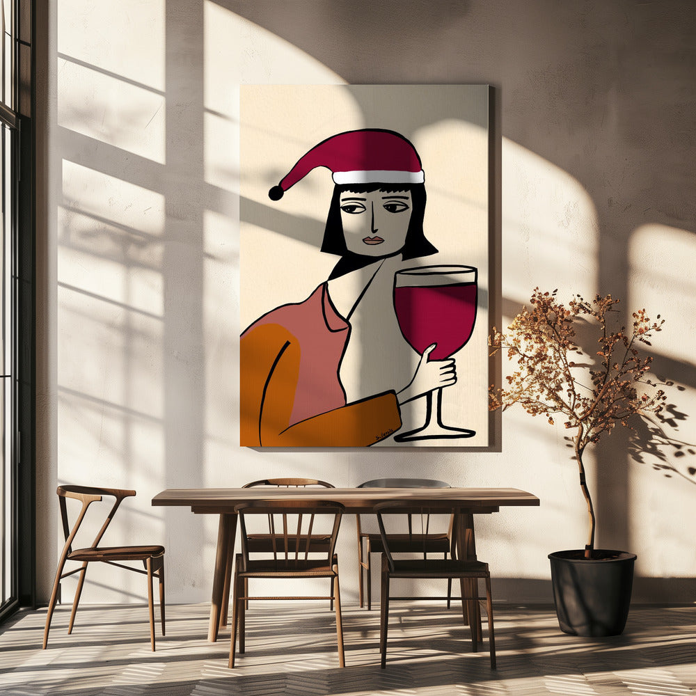 Weihnachtsfeiern | Leinwand