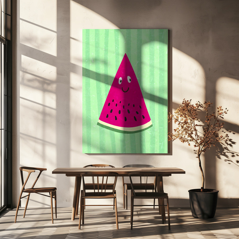 Hallo Wassermelone | Leinwand