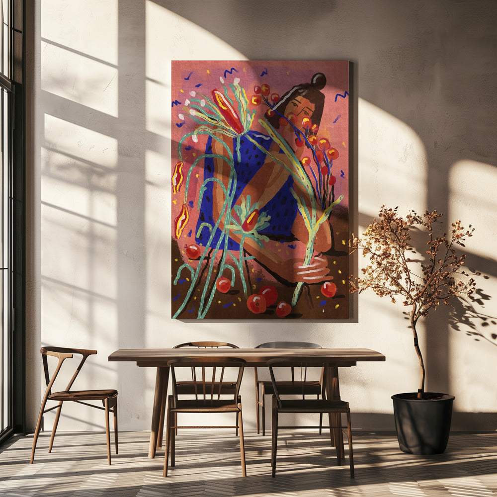 Pflücke eine Blume | Leinwand