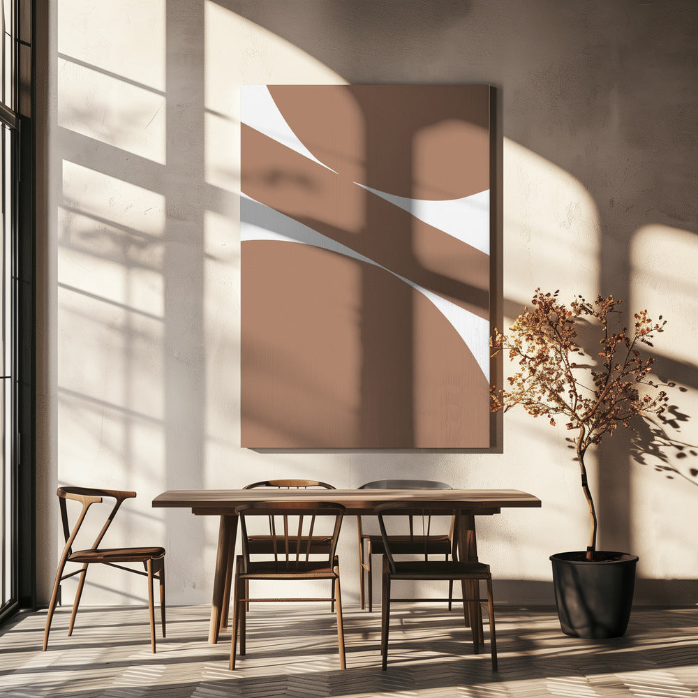 Abstract Mocha | Canvas
