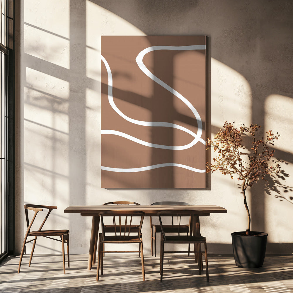 Abstract Mocha | Canvas
