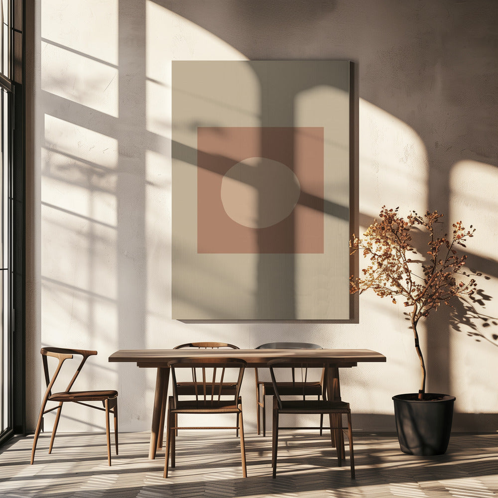 Circle Mocha | Canvas