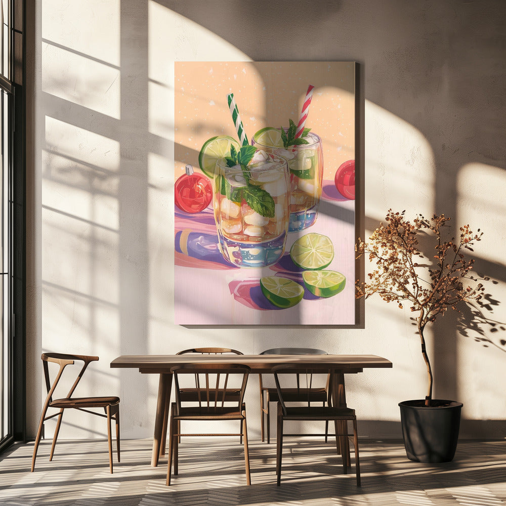 Mojito Summer Cocktails with Lime and Mint | Canvas