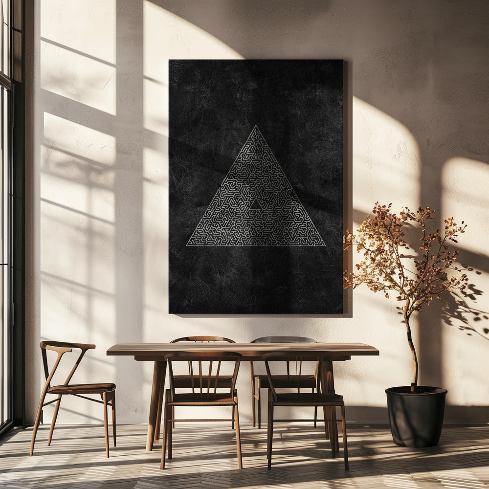 Flucht aus dem Pyramidenlabyrinth | Leinwand