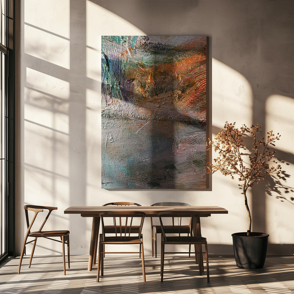 Turbulente Schichten | Leinwand