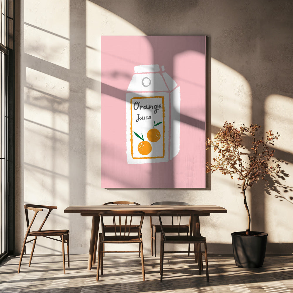 Orangensaft | Leinwand