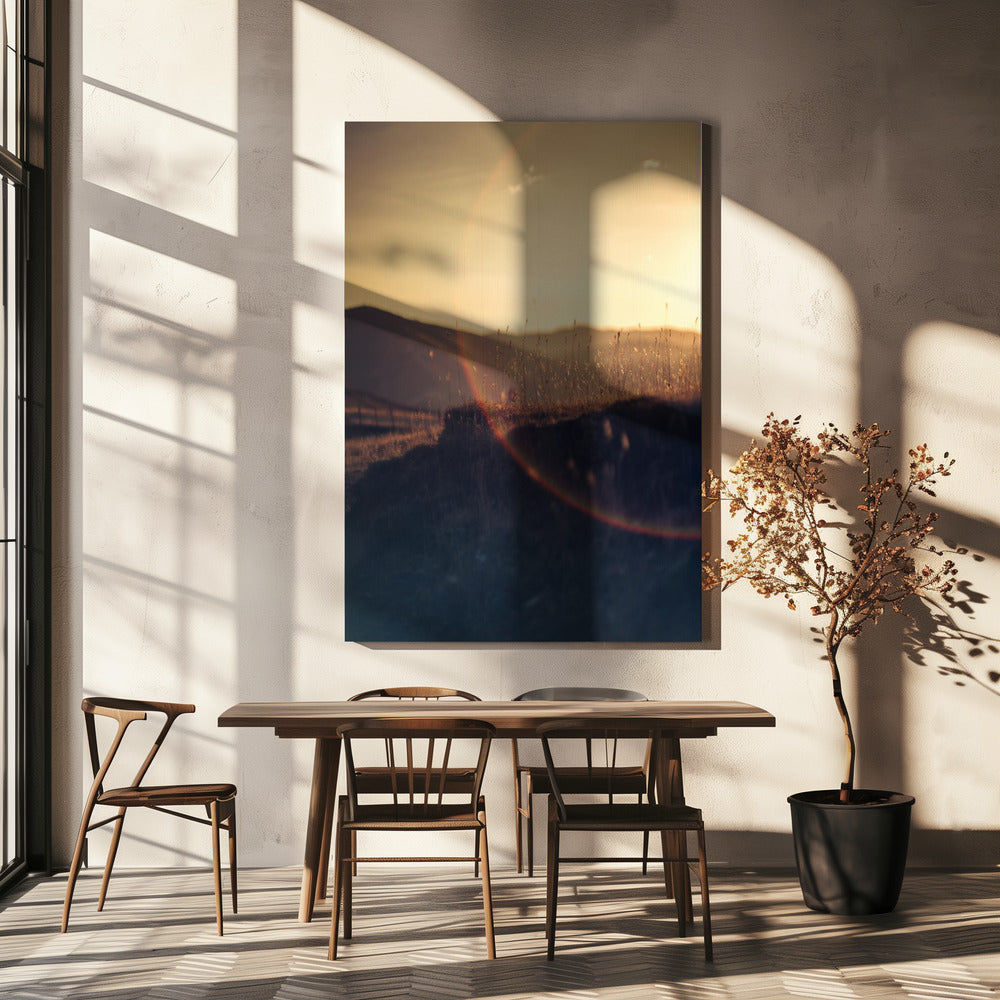 Golden Horizon Glow | Leinwand
