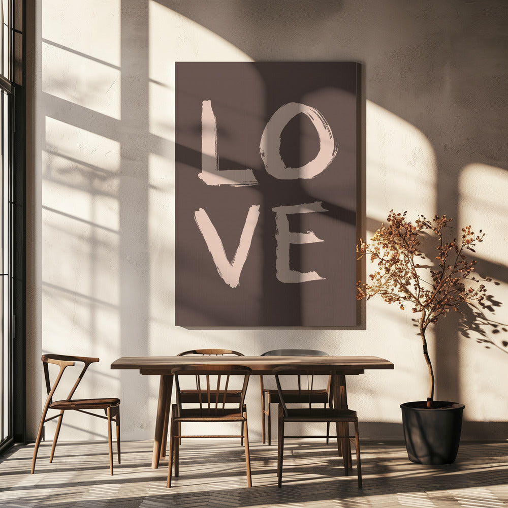 Toothy Love Kaffeequarz 1 | Leinwand
