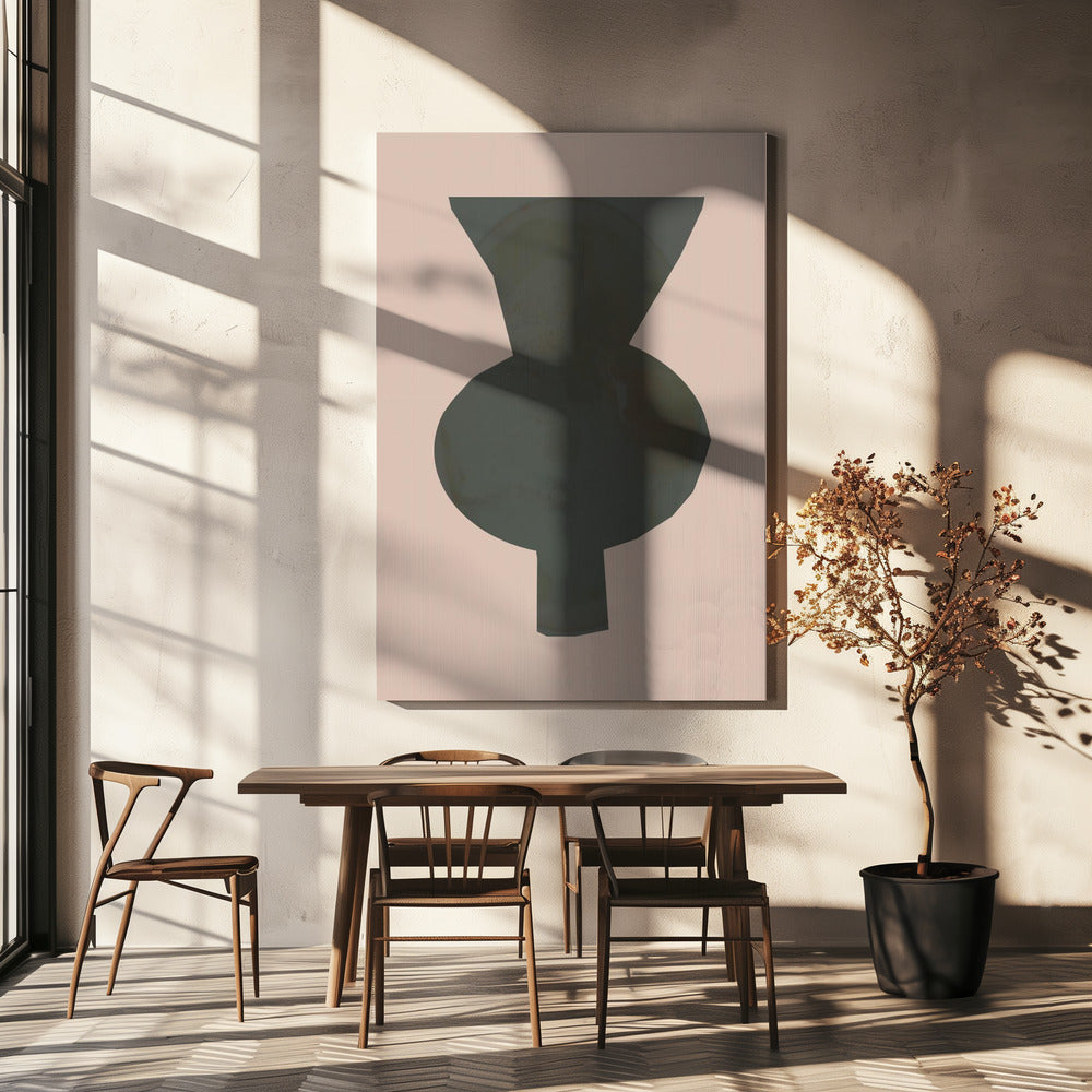 Mocha Vase Form 1 | Canvas