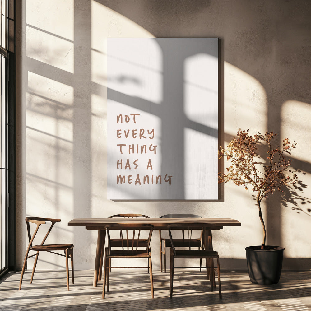 No Meaning | Canvas