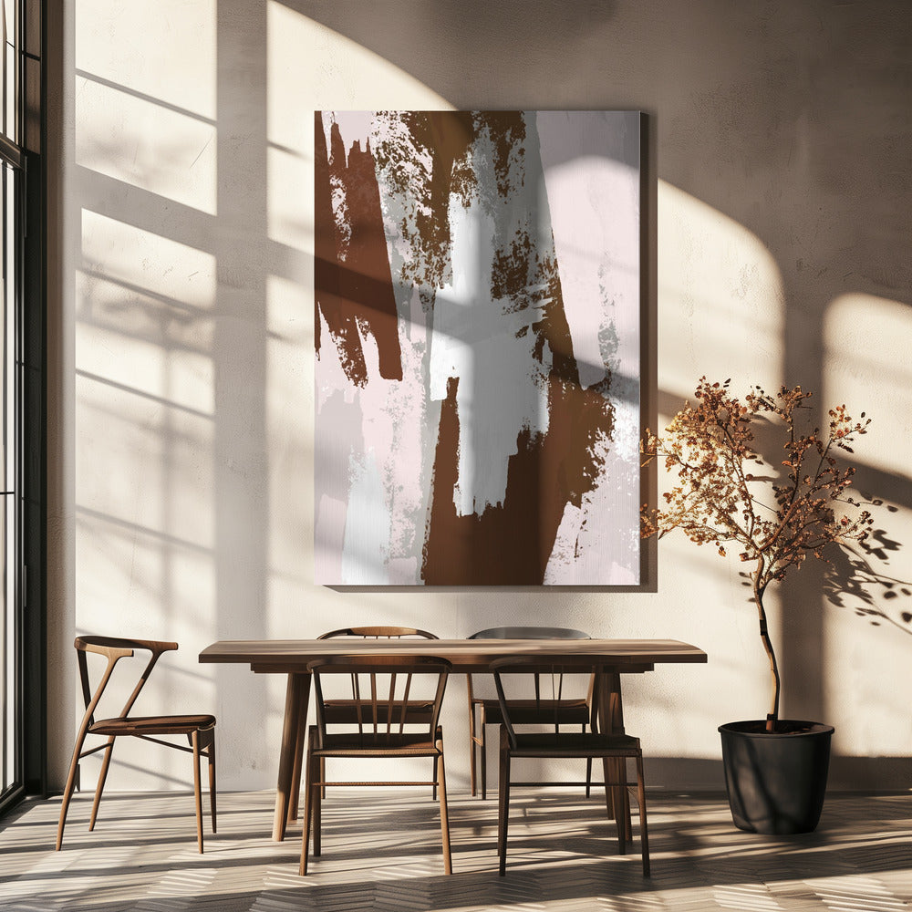 Abstrakte braune Farbe | Leinwand