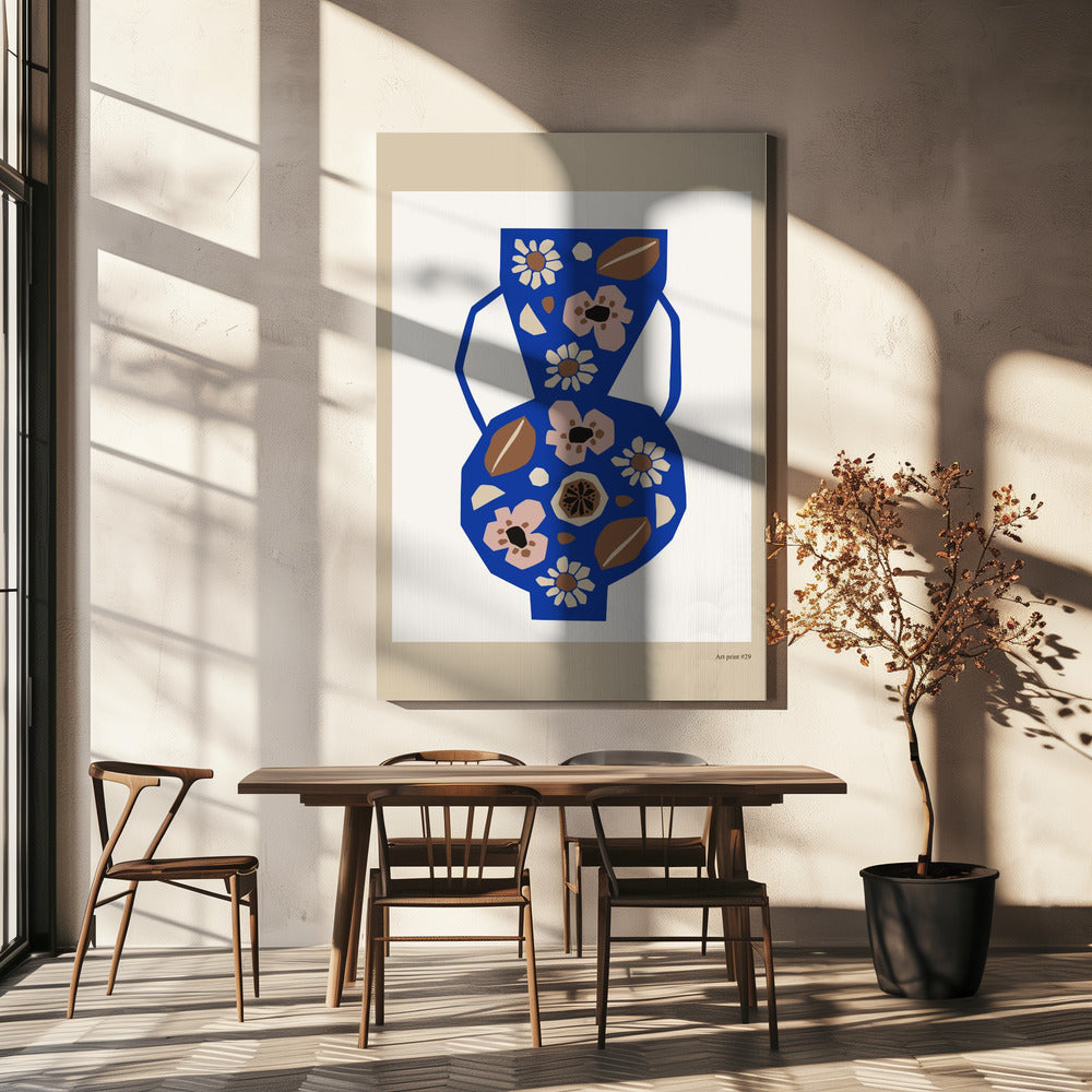 Blumenvase Harmonie | Leinwand
