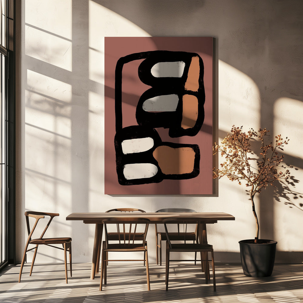 Oval abstract | Canvas