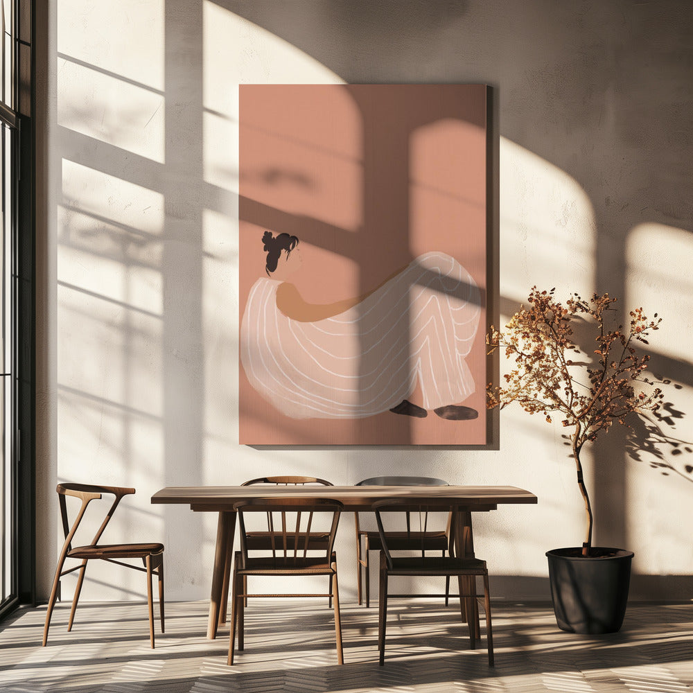 Sonnengebadete Sonne | Leinwand
