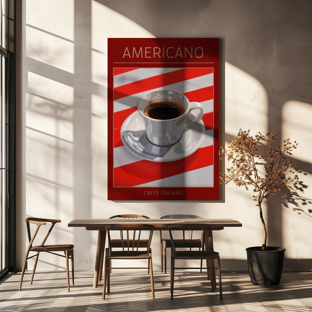 Americano Kaffee | Leinwand