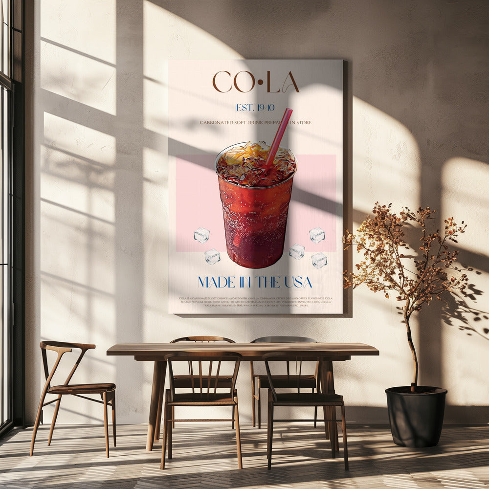 Gekühlter Cola-Genuss | Leinwand