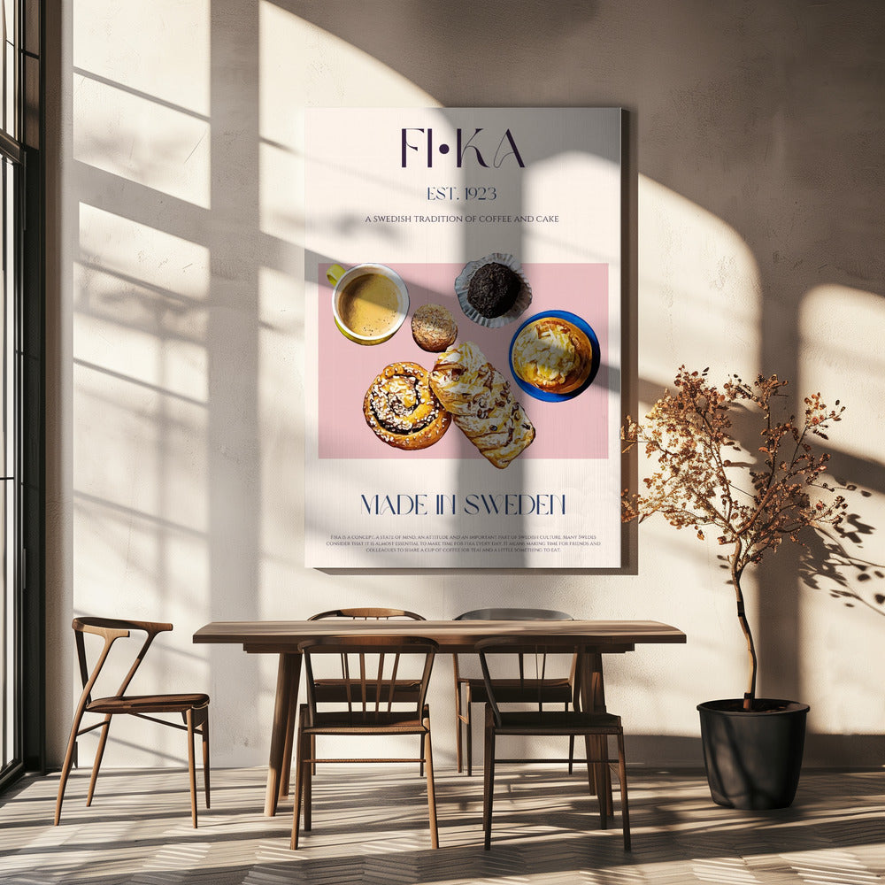 Schwedische Kaffeepause | Leinwand