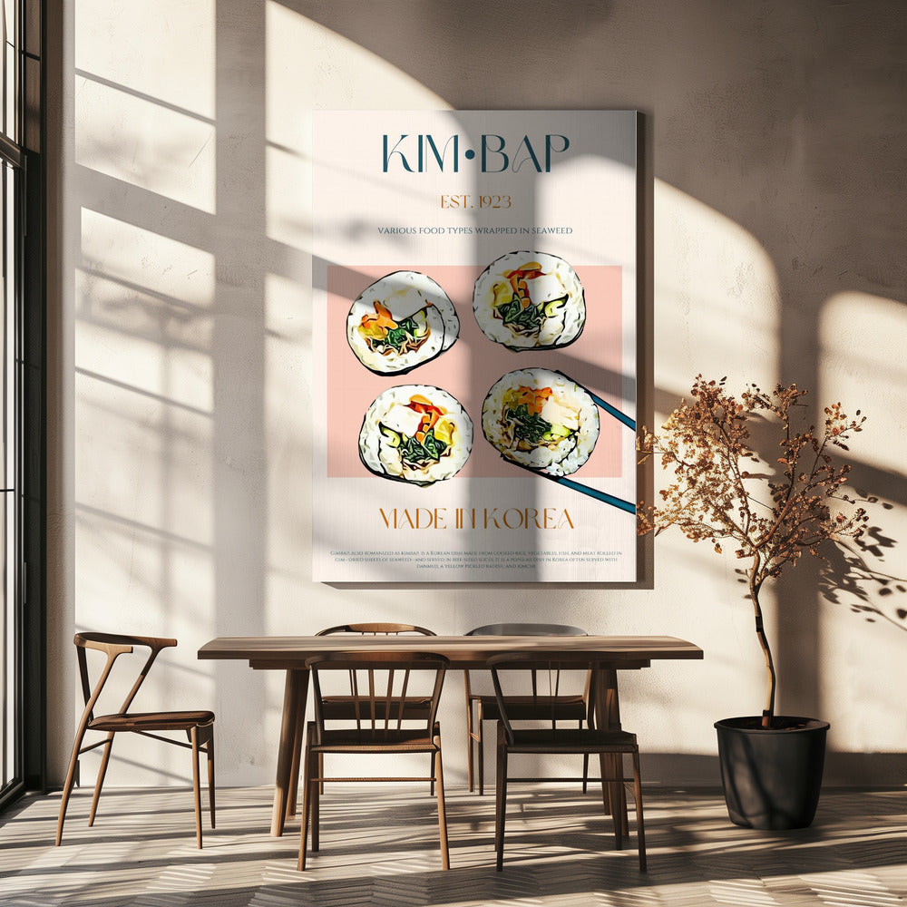 Kimbap Delight | Leinwand