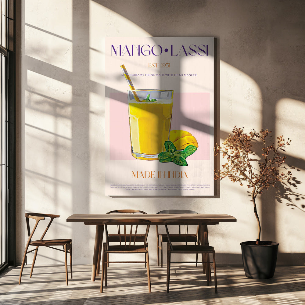 Mango Lassi Delight | Leinwand