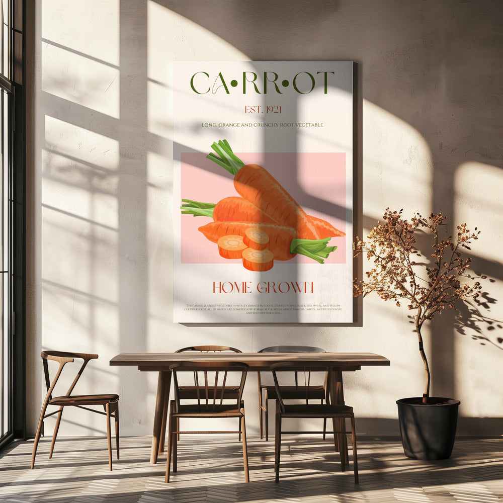 Orange Harvest Charm | Canvas