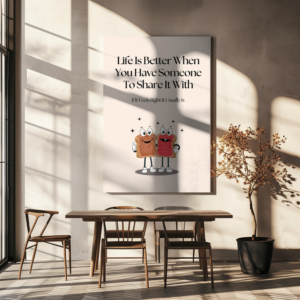 Cartoon Toast With Jam | Canvas