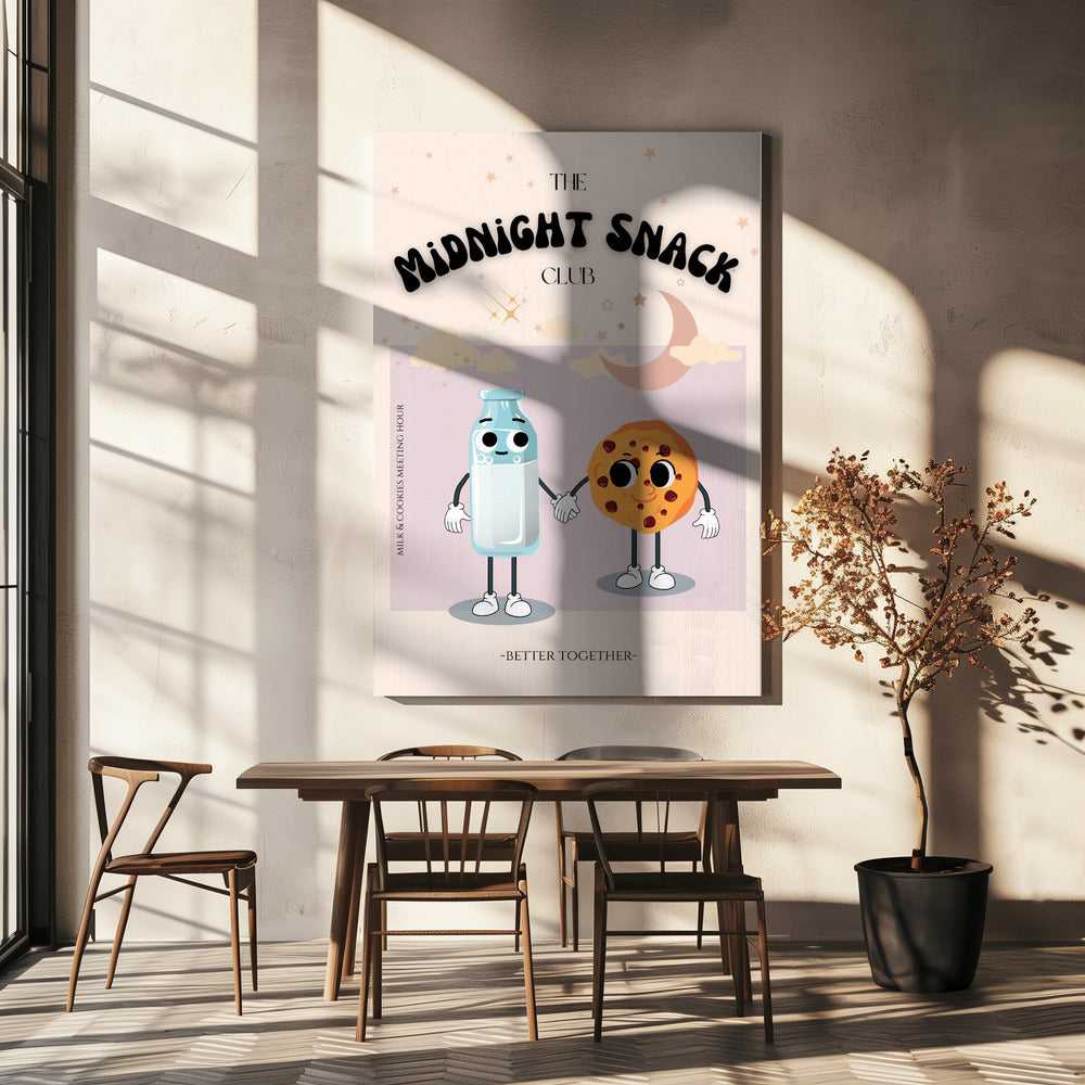 Milch & Keks Duo | Leinwand