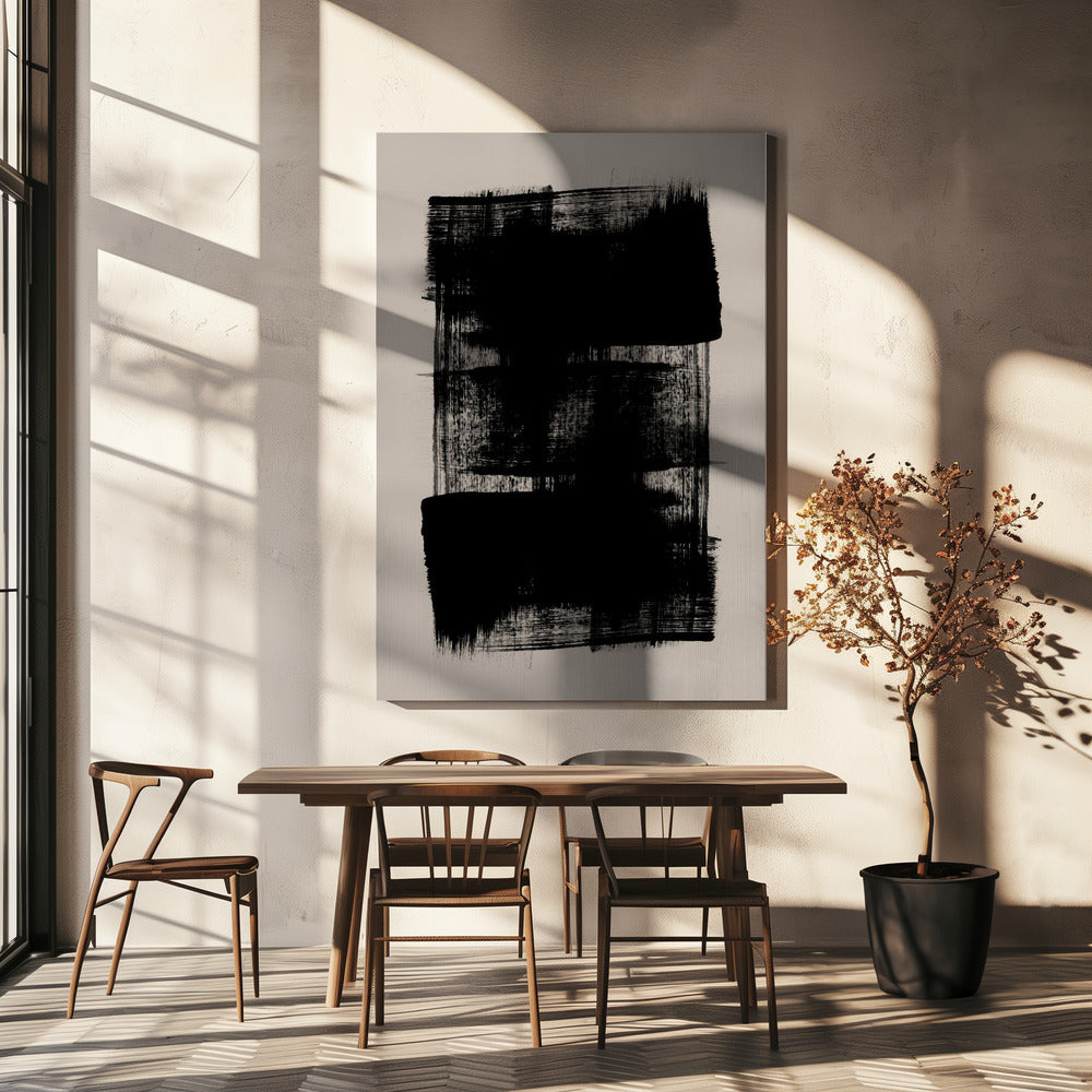 Abstrakte Pinselstriche 180Y | Leinwand