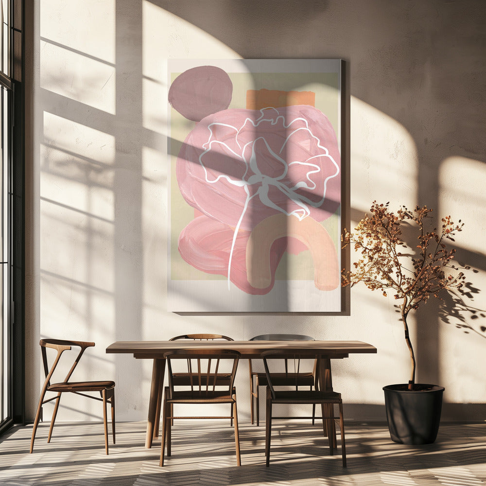 Abstrakte Blüten | Leinwand