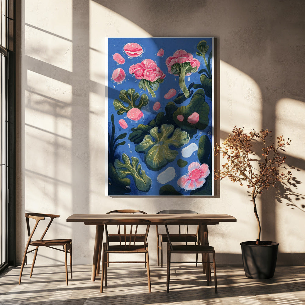 Schwebende Blüten | Leinwand