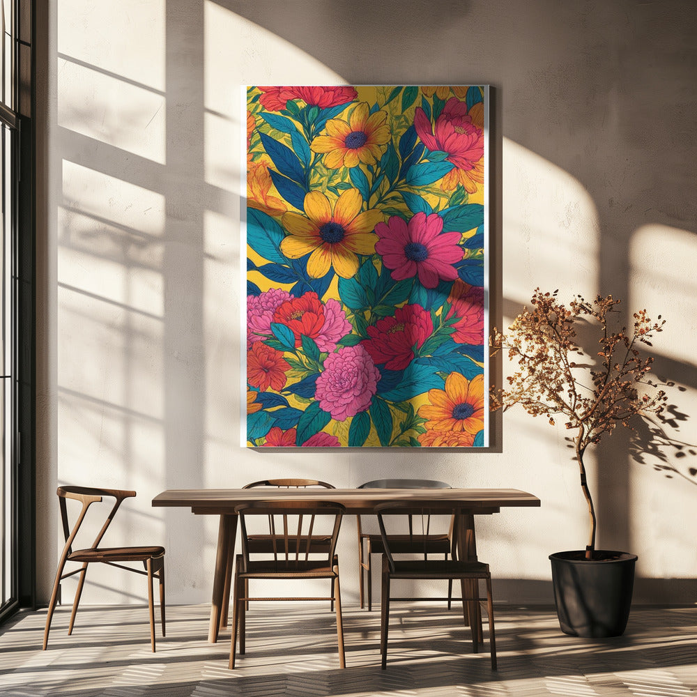 Lebendige Blüte | Leinwand