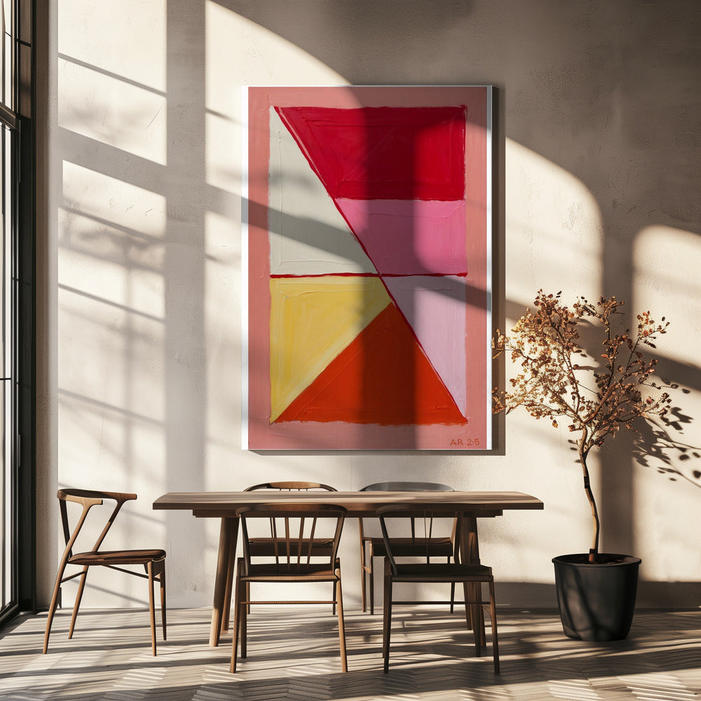 Geometrische Wärme | Leinwand