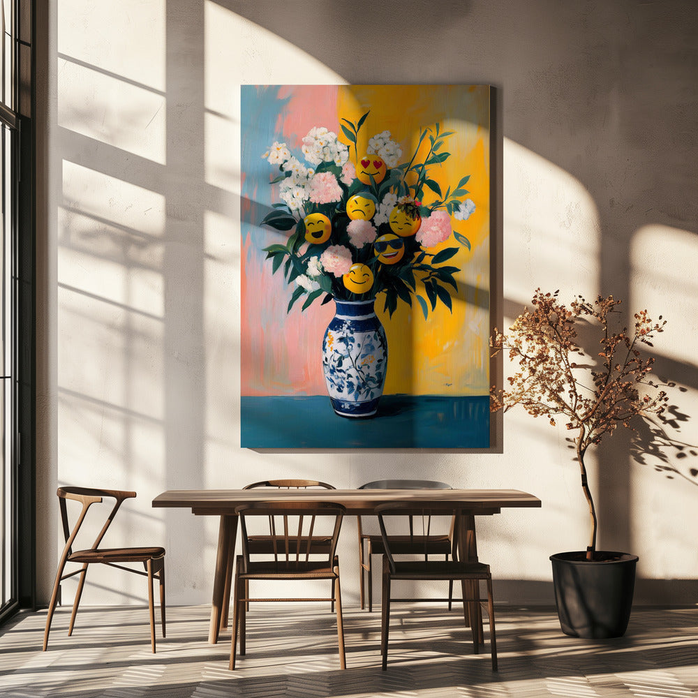 Blumen-Emojis | Leinwand
